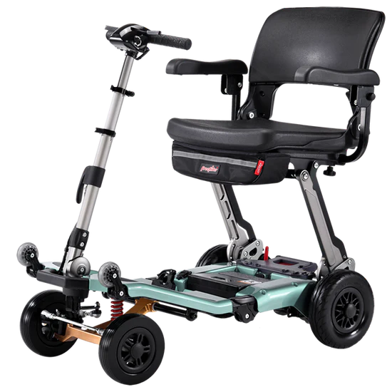 Freerider Luggie Super Plus 4 Travel Scooter Foldable 5 MPH 15 Mile Range Lithium Battery New