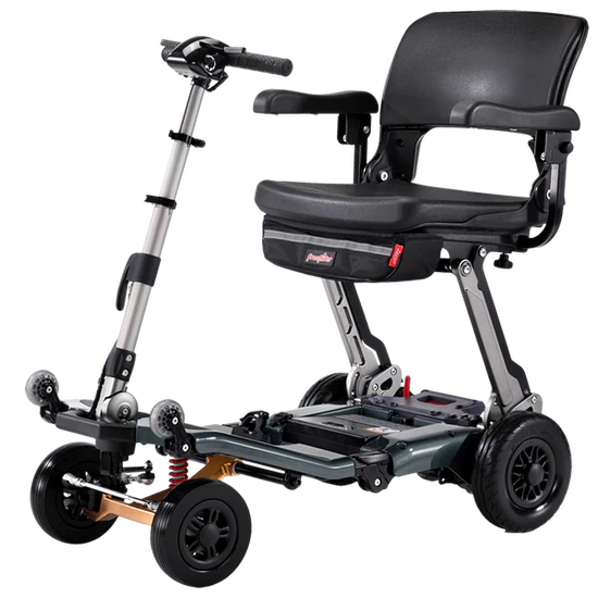Freerider Luggie Super Plus 4 Travel Scooter Foldable 5 MPH 15 Mile Range Lithium Battery New