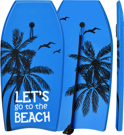 Costway Lightweight Bodyboard Surfing w/ Leash EPS Core 05367492 New