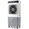 3-in-1 evaporative air cooler with 2100 CFM airflow, 7.2-gal tank, and remote control for efficient home cooling.