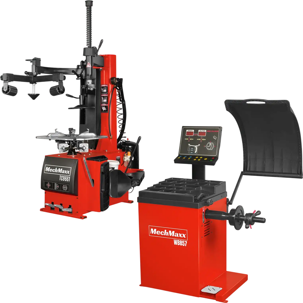 24" Rim Assist Arm Tire Changer Wheel Balancer Bundle,  TC9661,  WB857