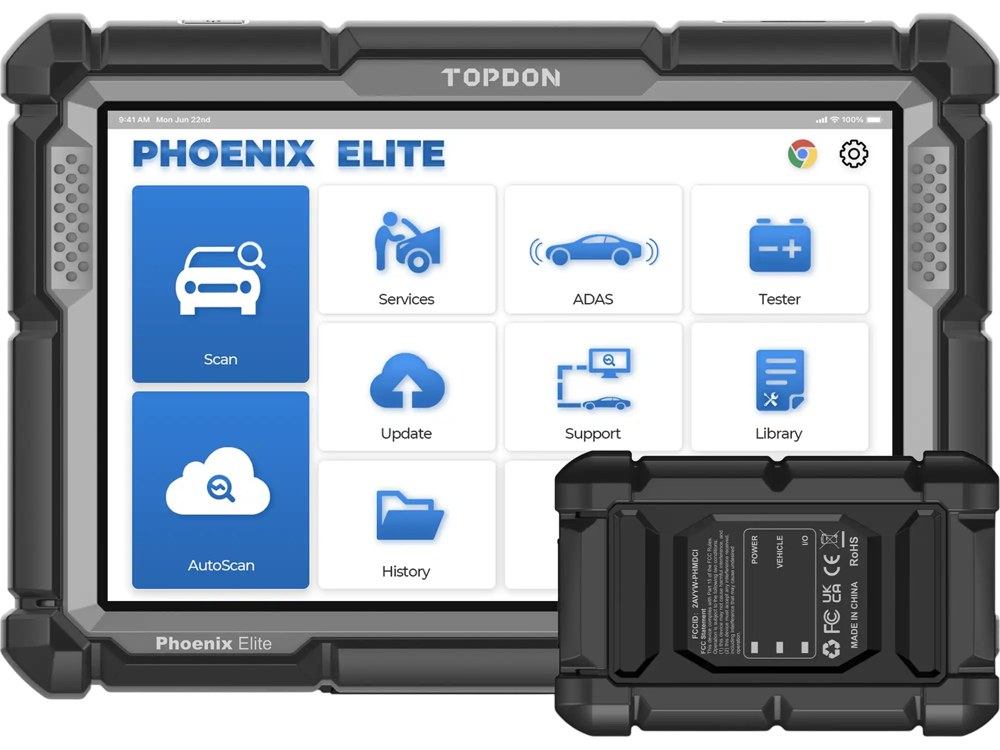 Topdon Phoenix Elite Diagnostic Scan Tool 10.1