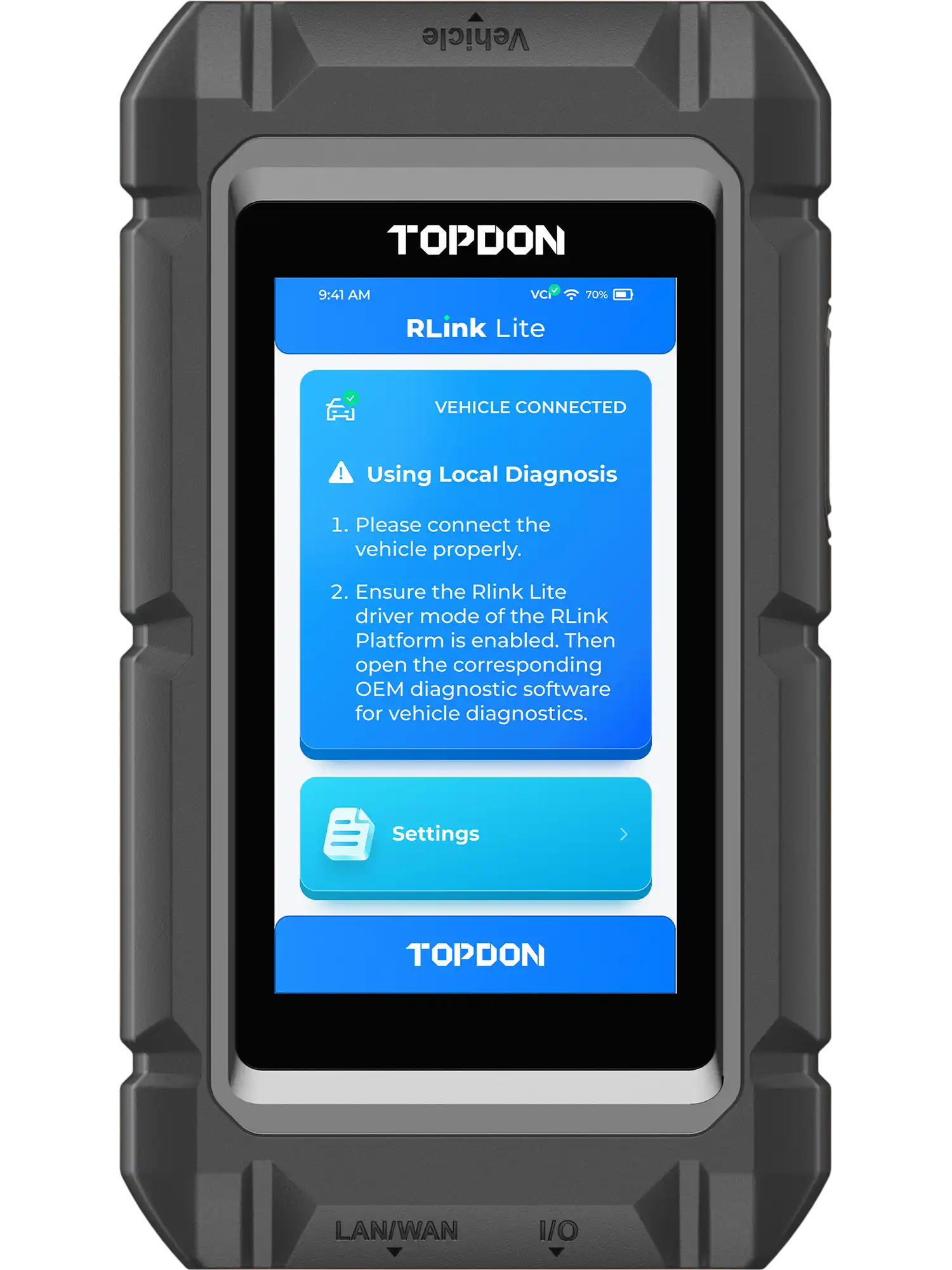 TOPDON RLink Lite J2534 Compliant Passthrough Programming Device New