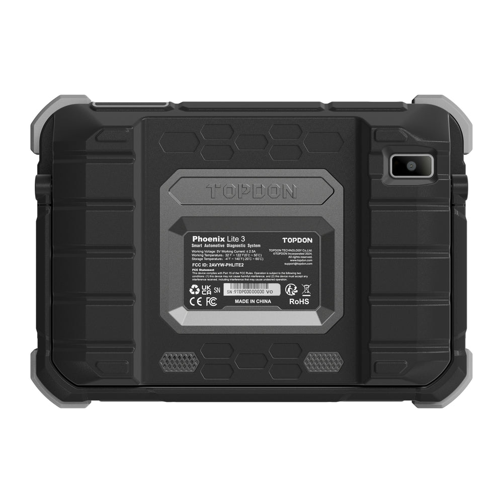 TOPDON Phoenix Lite 3 Scan Tool 8" OE-Level, Serv Funcs, Bi-Directional Controls New