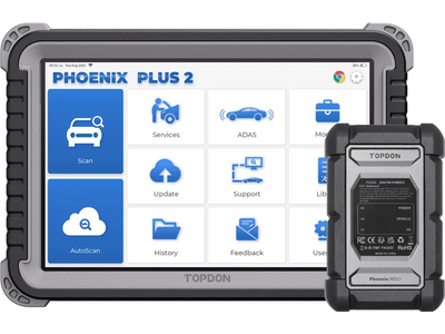 Topdon Phoenix Plus 2 Diagnostic Scan Tool 10.1