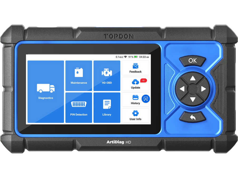 TOPDON ArtiDiag HD Heavy-Duty Scan Tool 5" w/Service Functions New