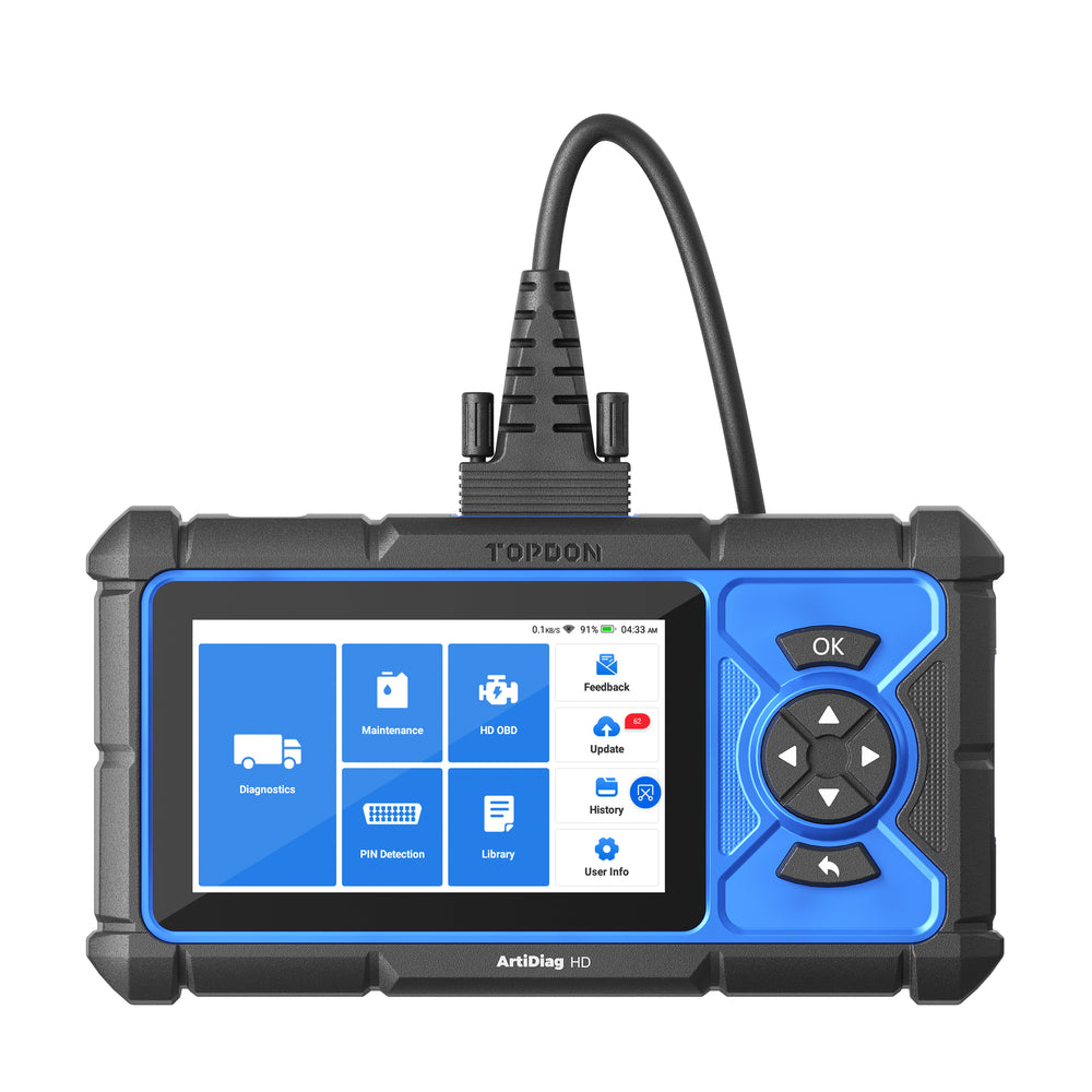 TOPDON ArtiDiag HD Heavy-Duty Scan Tool 5" w/Service Functions New