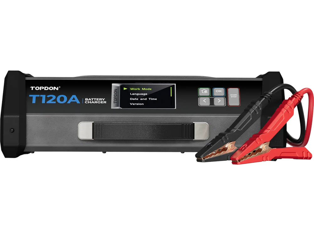 TOPDON Tornado120000 Battery Charger 120A 12V 16.5 Ft. New