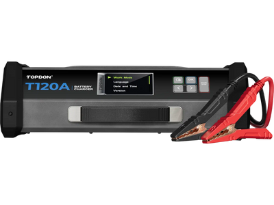 TOPDON Tornado120000 Battery Charger 120A 12V 16.5 Ft. New