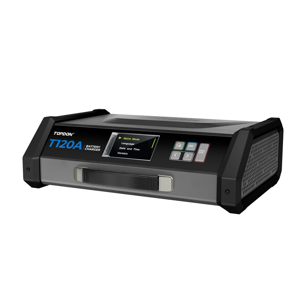 TOPDON Tornado120000 Battery Charger 120A 12V 16.5 Ft. New