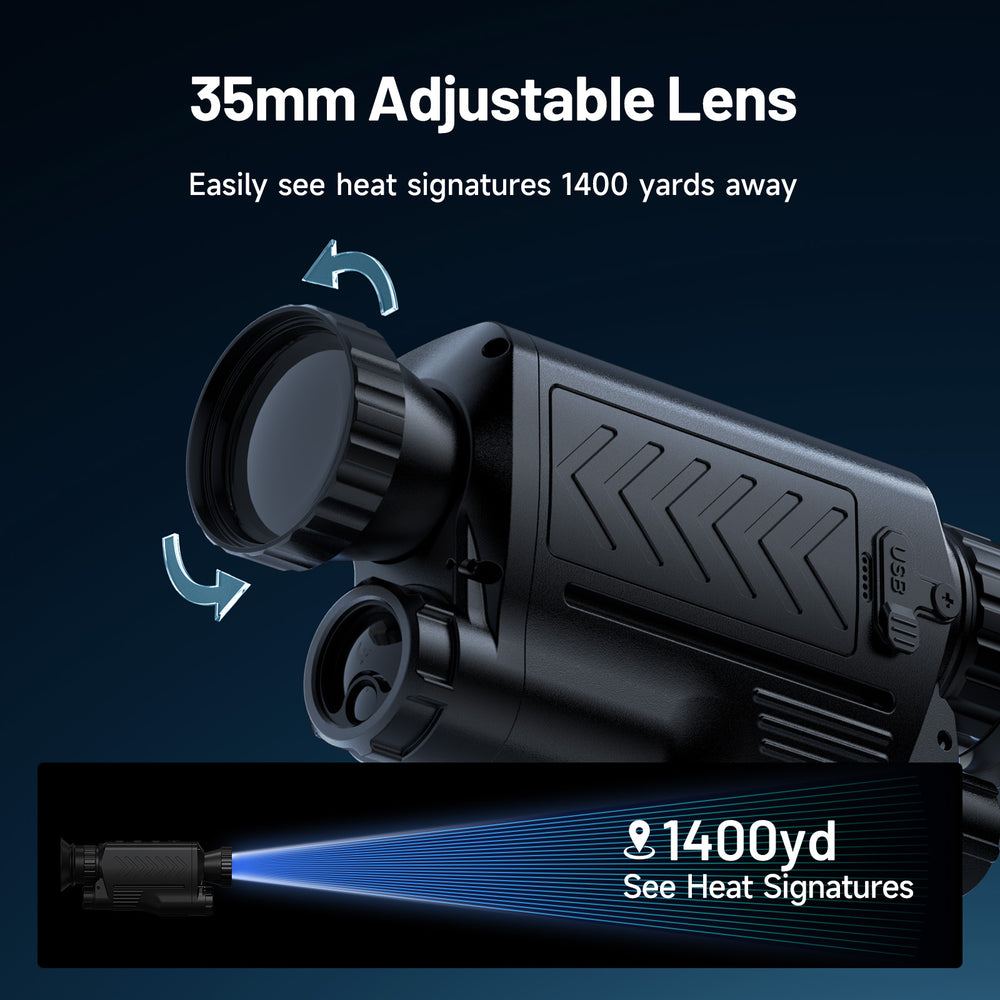 TOPDON TS005 Advanced Thermal Monocular Camera 35mm New