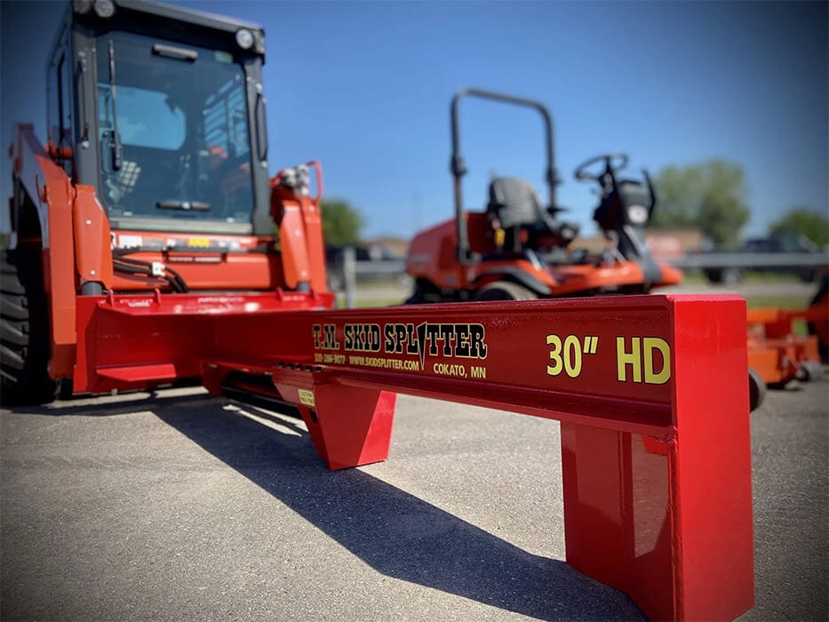 TM Heavy Duty Log Splitter Skid Steer Attachment 30" Stroke New