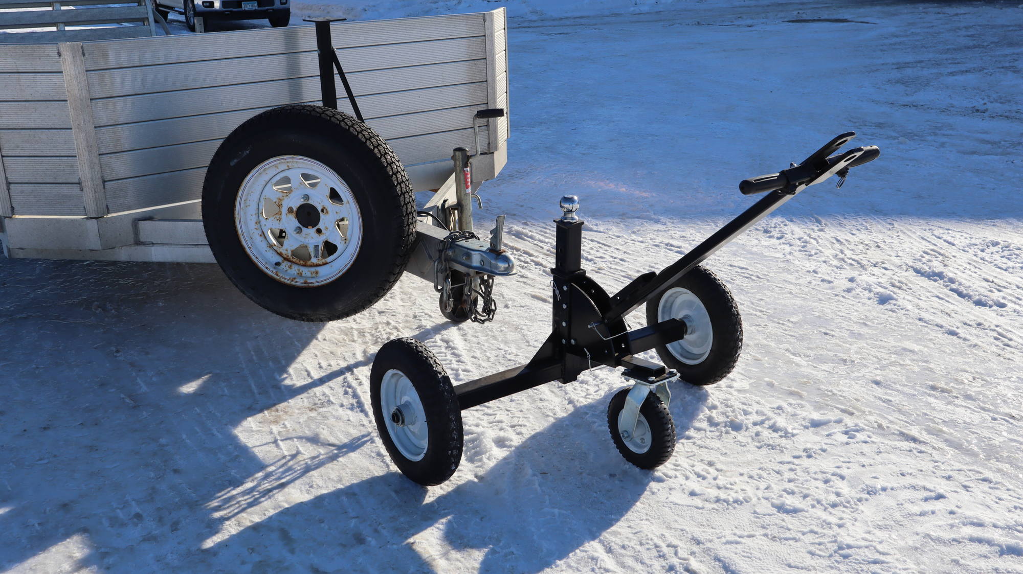 Tow Tuff TMD-1000CATV 2-In-1 Trailer Dolly Adjustable 21" to 33" Max Weight 1000lbs 2" Coupler or Larger New