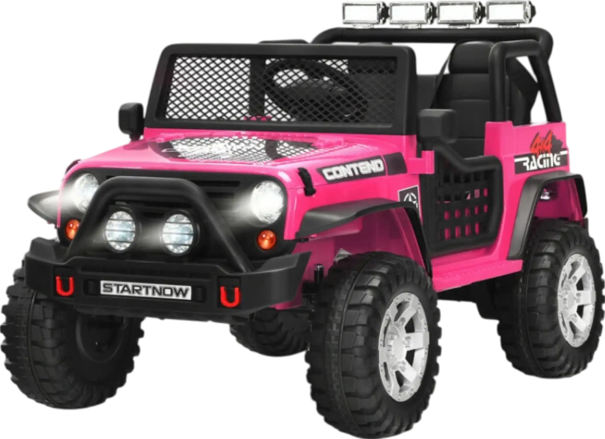Costway Ride On 12V Kids Electric Truck with Remote Control Lights and Music New