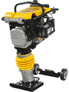 6.5 HP Tamping Rammer with Wheel Kit, 2700 lb Impact Force Jumping Jack Tamper Compactor for Soil, Gravel, Backfill and Foundation, TR90L