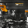6.5 HP Tamping Rammer with Wheel Kit, 2700 lb Impact Force Jumping Jack Tamper Compactor for Soil, Gravel, Backfill and Foundation, TR90L