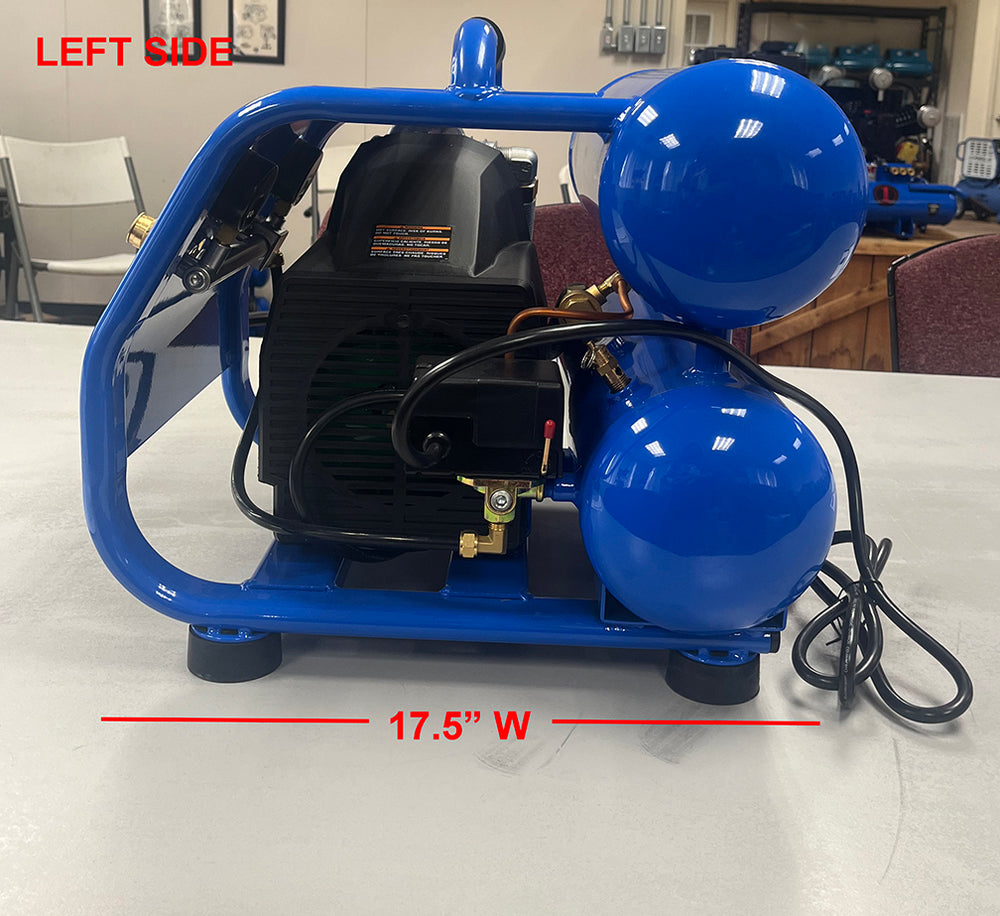 Eagle TS2018L+ Air Compressor Hand Carry Frame 125 PSI 4.2 Gal. 4.2 CFM 2 HP Electric 120V New