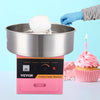 Vevor Cotton Candy Machine 1000W 149-473°F Stainless Steel Bowl with Sugar Scoop and Drawer New