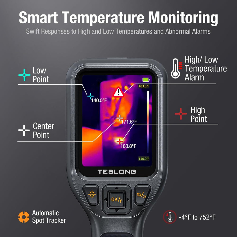 Teslong Thermal Imaging Camera 120x90 IR Sensor 25Hz Frame Rate TTM120 New