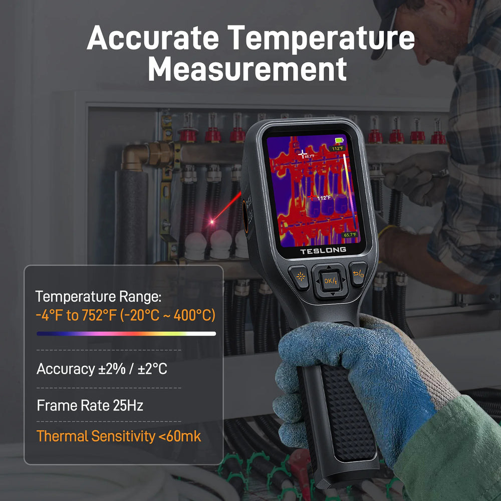 Teslong Thermal Imaging Camera 120x90 IR Sensor 25Hz Frame Rate TTM120 New