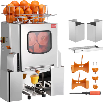 Vevor Commercial Orange Juicer Machine 120W 20 Oranges/Min Stainless Steel New
