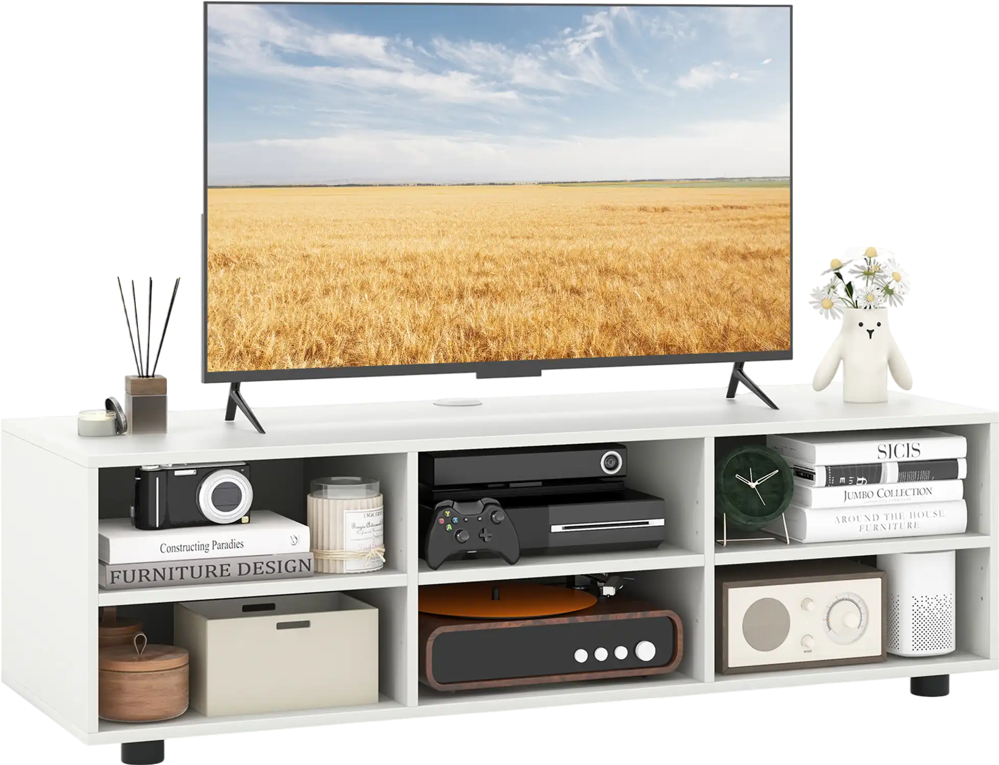 Costway TV Stand Console for TVs up to 55