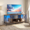TV Stand with LED Lights for 65 Inch TV Entertainment Center with Power Outlets-Brown - Gallery View 1 of 11