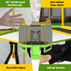 Costway Trampoline 7' Kids with Ladder Slide and Enclosure for Indoor and Outdoor New
