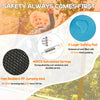 Costway Trampoline 6' Rectangle with Swing Horizontal Bar and Safety Net for Kids New