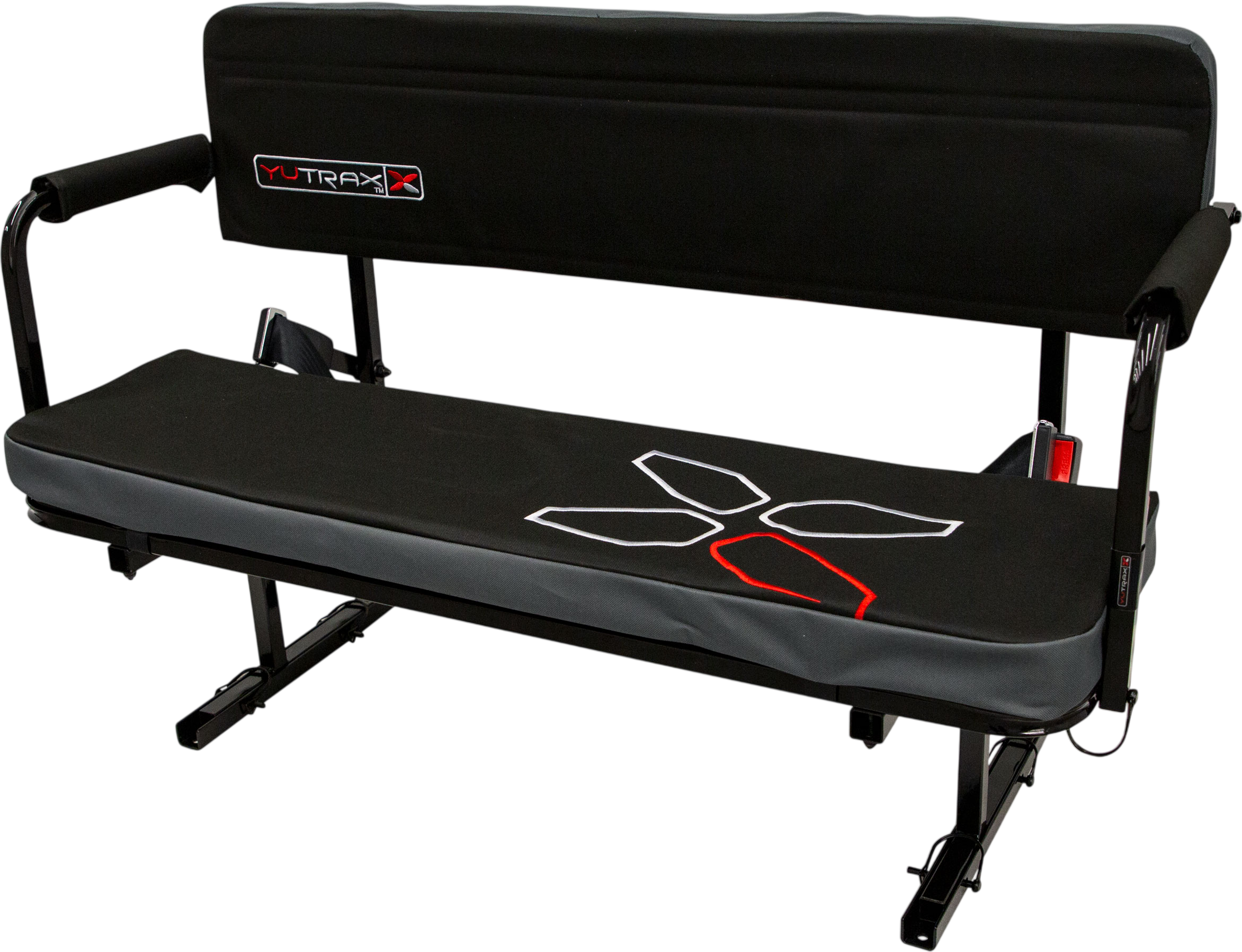 Yutrax TX210 Universal Mount UTV Jump Seat with Seat Belts New