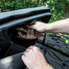 Universal Mount ATV Backrest storage pocket detail