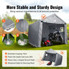 Vevor Outdoor Storage Shelter 10' x 10' x 8.5' Portable Shed with Roll-Up Zipper Door and Ventilated Windows New