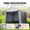 Vevor Outdoor Storage Shelter 8' x 14' x 7.6' Portable Shed with Roll-Up Zipper Door and Ventilated Windows New