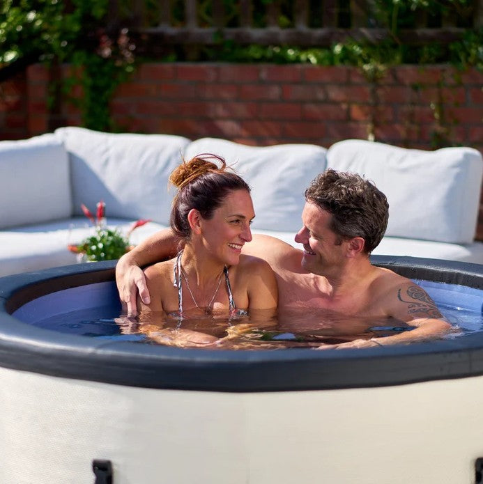 Wave Tahoe Eco Foam Hot Tub 4-Person Round Spa with Built-In Heater New