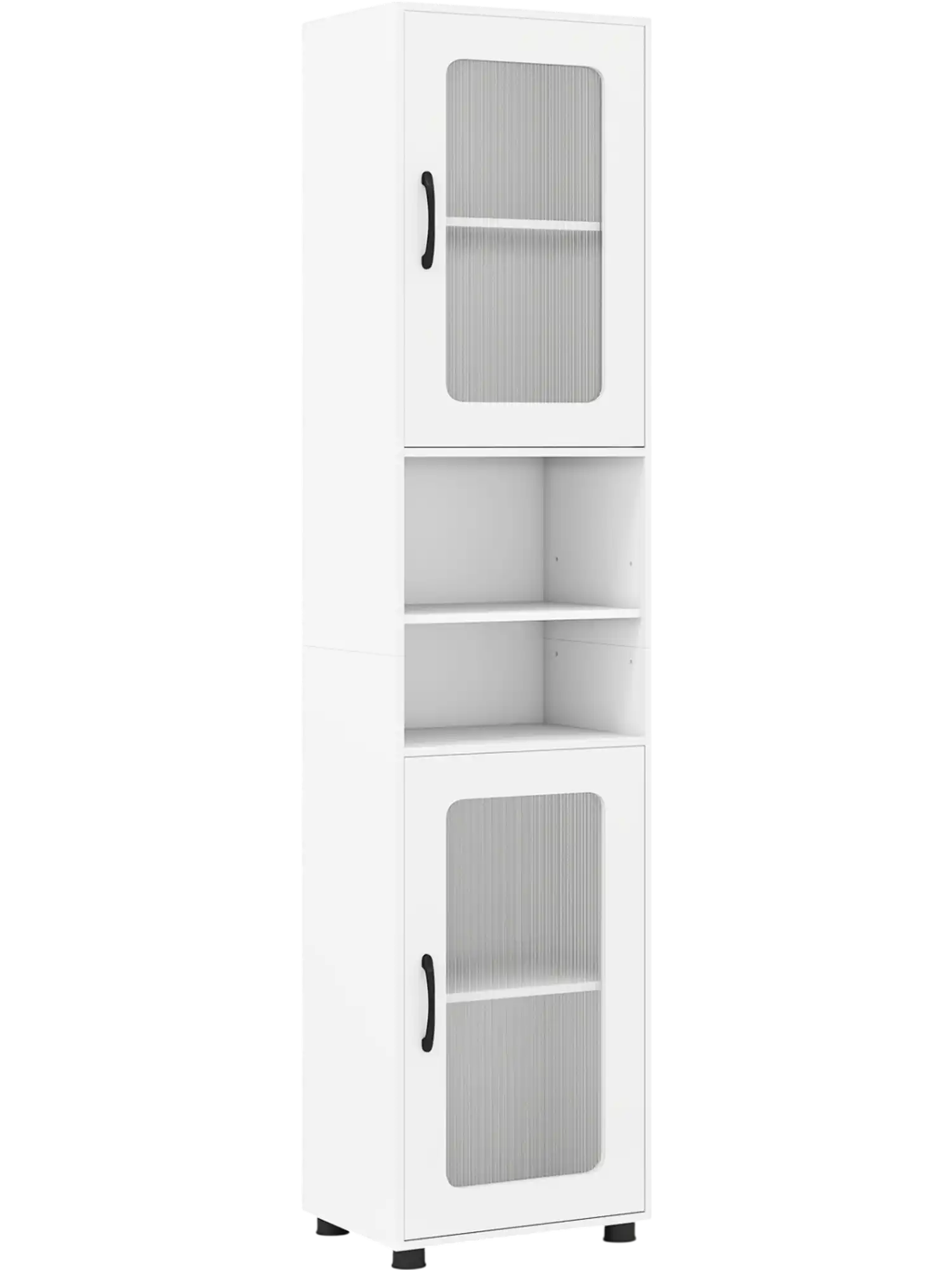Costway Tall Bathroom Storage Cabinet Freestanding Organizer 67