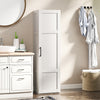 Tall Storage Cabinet with 4 Storage Shelves for Bathroom Living Room-White - Gallery View 1 of 10