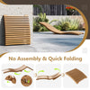 Teak wood folding chaise lounge chair with slatted seat, ergonomic design for outdoor relaxation, ideal for poolside.