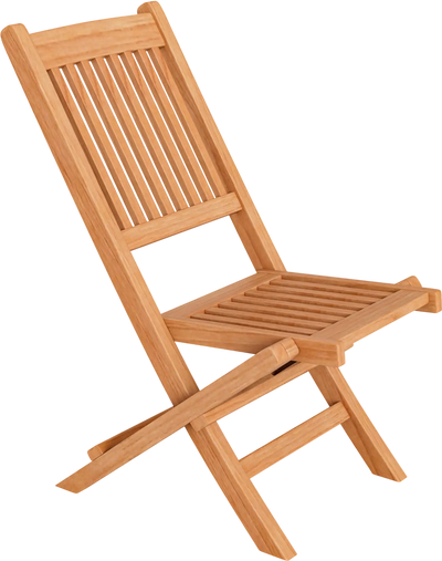 Costway Teak Wood Patio Folding Dining Chair Slatted Seat 17523986 New
