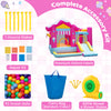 680W air blower with convenient handle, ground stakes, and high-performance motor for rapid inflation of inflatables.
