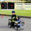Toddler fire toy car with multifunctional control panel, music, horn, and safety features for ages 37-95 months.