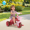 Toddler Tricycle with Limited Steering with Front Baskets and Bell-Pink - Gallery View 1 of 10