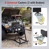 Topside automotive engine creeper with 400 lbs capacity, featuring 4 universal casters for smooth mobility and secure.
