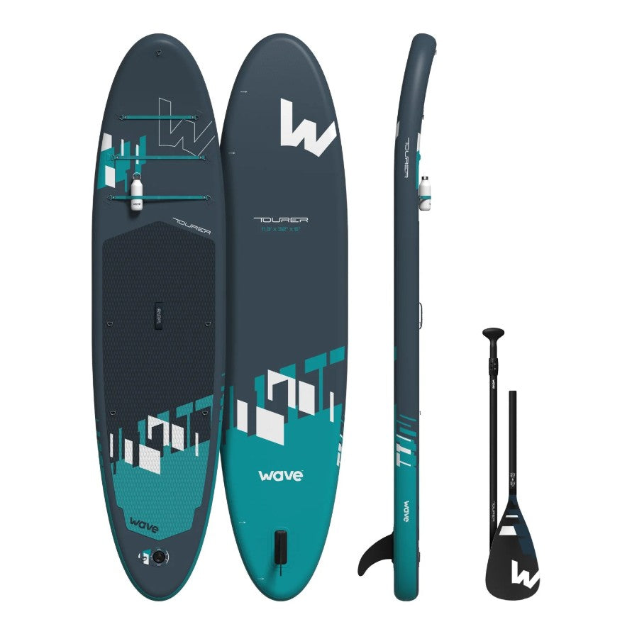 Wave Tourer 2.0 Inflatable Paddle Board 10'3" Stable Durable SUP with Accessories New