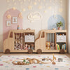 Toy Storage Organizer with Stuffed Animal Storage Fabric Drawer and Universal Wheels-Natrual - Gallery View 1 of 10