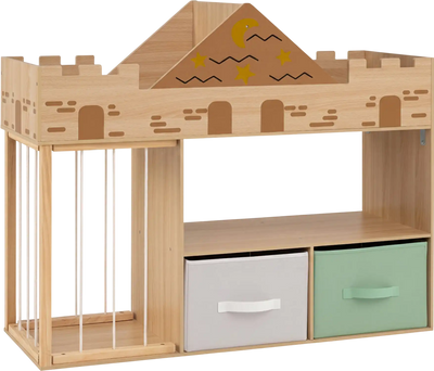 Costway Toy Storage Organizer Stuffed Animal Storage Open Shelves 44195172 New