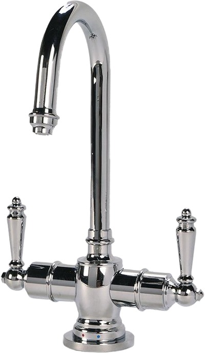 AquaNuTech Traditional C-Spout Hot & Cold Water Filtration Faucet New