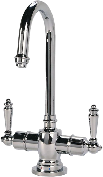 AquaNuTech Traditional C-Spout Hot & Cold Water Filtration Faucet New
