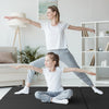 6 x 2 FT Tri-Fold Gym Mat with Handles and Removable Zippered Cover-Black - Gallery View 1 of 8