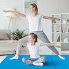 6 x 2 FT Tri-Fold Gym Mat with Handles and Removable Zippered Cover-Blue - Gallery View 1 of 8