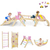 Triangle Set 8-in-1 Foldable Baby Climbing Toys Unicorn Theme - Gallery View 1 of 10